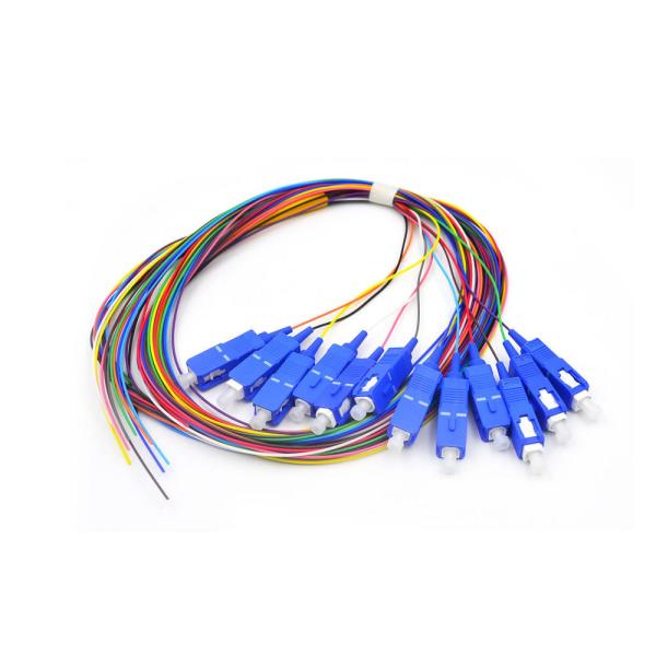 12 Color Fiber Pigtail Connector SC UPC 1M 3M 5M 10M LSZH PVC