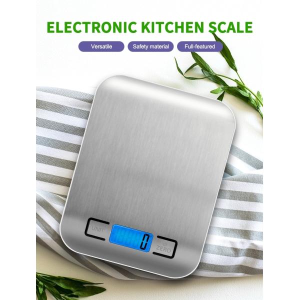 Anti - Finger Steel Platform 5KG Electronic Digital Weighing Scale