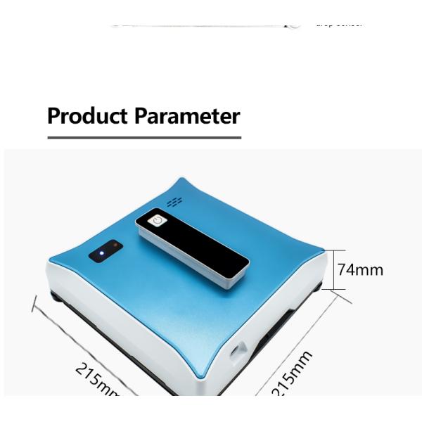 Highly Electric Remote Control Window Glass Cleaner Robot with Dual Water Spray Function