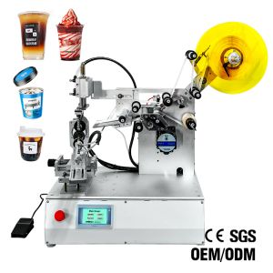 SUS304 Semi Automatic Labeling Machine For Bottles SGS Certificated