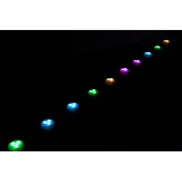 30mm 12V IP67 Waterproof LED Point Light with 120 Degree Beam Angle and RGBW Color Made of PC Material