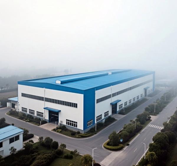 Via Steel Frame Building Custom Color Matching Energy Sector Facilities