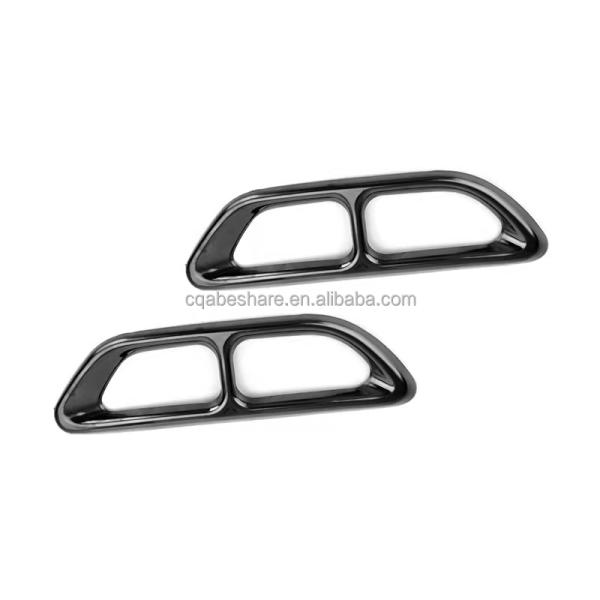 Suministro suficiente de stock de fibra de carbono Muffler punta de la tubería de escape cubierta de boquilla para el acorde 10