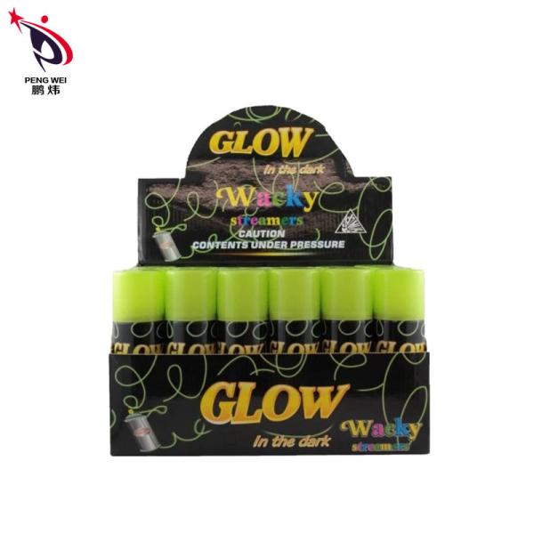 Glow In The Dark Wacky String Spray Streamers Party Festival Decoration