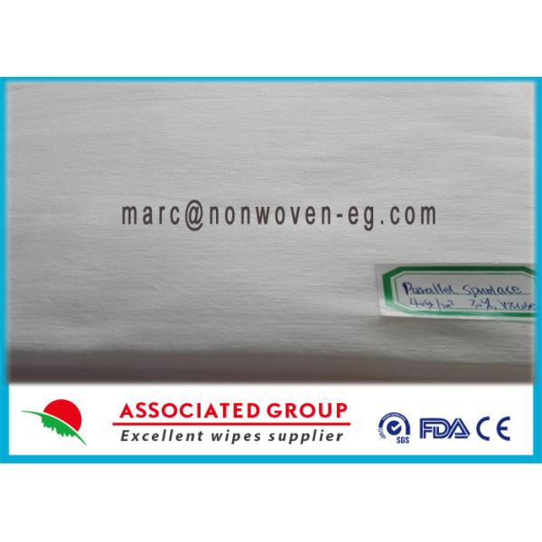 Hydrophilic Non Woven Fabric , Medical Non Woven Fabric Parallel Lapping