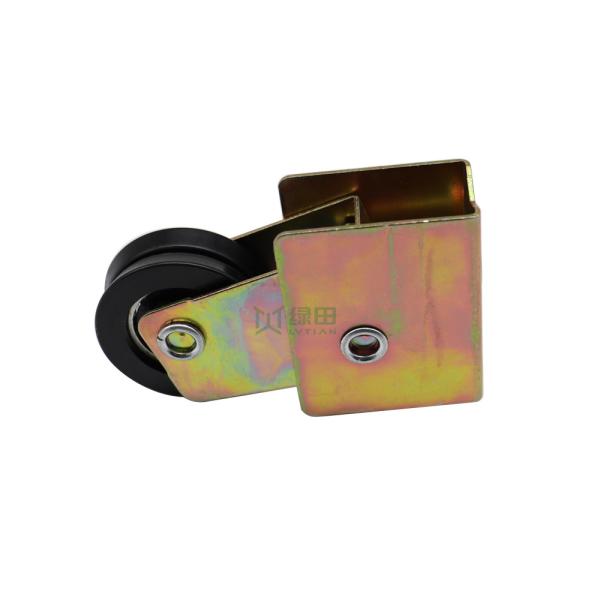 Black Plastic Casing Sliding Bearing Wheel Roller