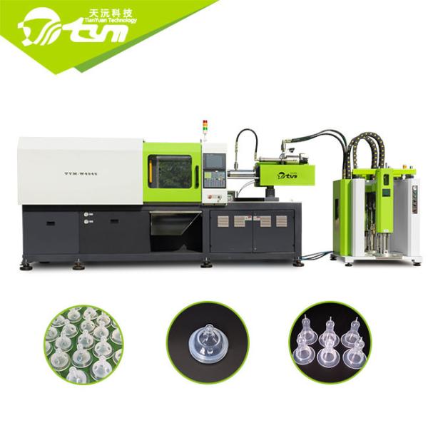Thumb Type Silicone Mold Making Machine , High Speed Baby Milk Bottle Making Machine