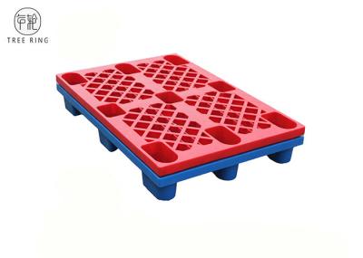 Grade plástica das páletes do HDPE europeu, carga plástica da cremalheira 1000kg da pálete de 800 x de 1200mm