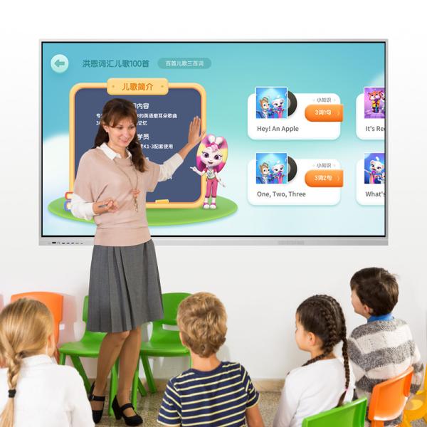 65 75-Inch Smart Board Interactive Whiteboard LCD Touch Screen Monitor for Enhanced Collaboration