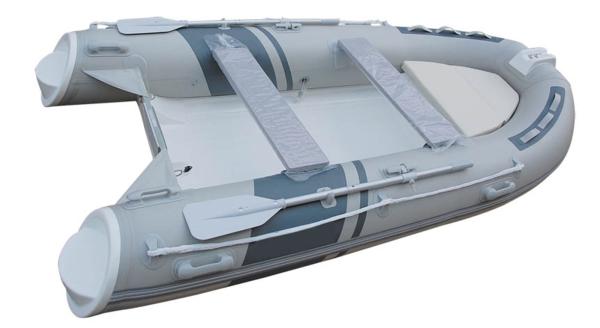 11 Feet 330cm Inflatable Sports Boat Round / Square 6 Person Inflatable Boat