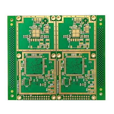 Fabricação de placas de circuito laminadas de dois lados com beveling e teste de função 100%