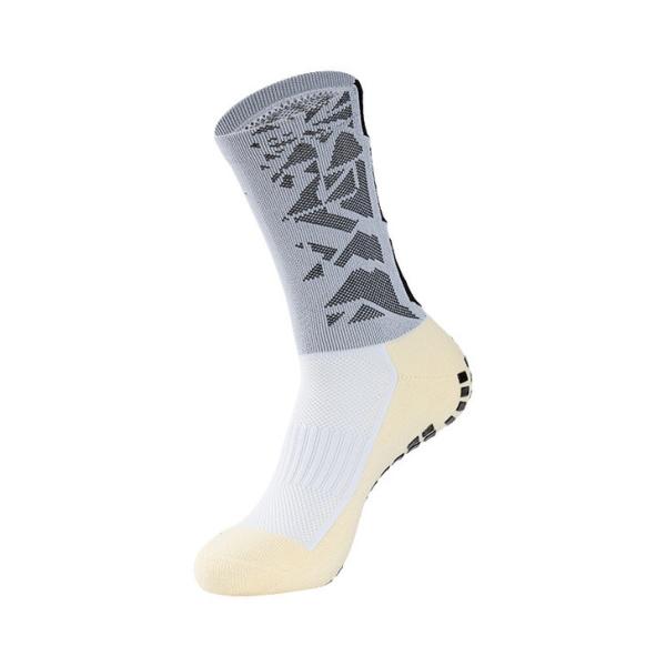Casual Solid Color Soccer Socks for Men Custom Logo Compression Anti-Slip Sports Socks