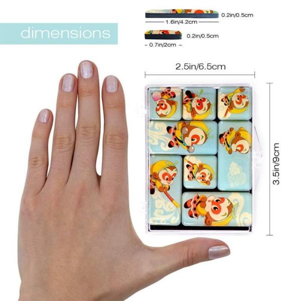 Набор магнитов сувенира домашней школы магнитный акриловый и эпоксидной смолы водоустойчивый