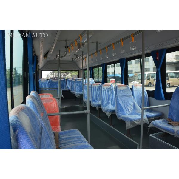 Dry Type Clutch Inter City Buses , Drum Brakes 130Hps Passenger Coach Bus