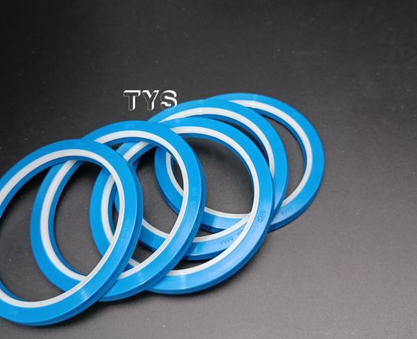 HBY-65 65x80.5x6.3 size blue&white Color  Type HBY Hydraulic Cylinder Seal Kit Buffer Ring for Excavator Repair Seal Kit