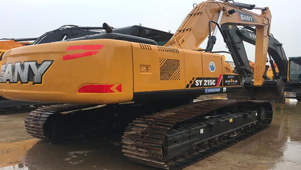 High Performance Used Sany 215 Excavator Second Hand Digger 21 Ton Sany 215c In Stock