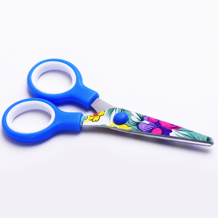 Wholesale good quality creative stationary colourful fancy cartoon paper cutting scissors
