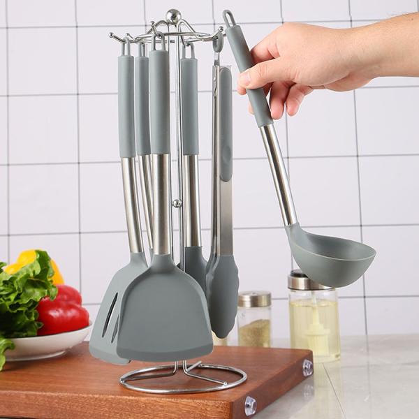 Шпатель Kitchenaid силикона качества еды подгонял 15 частей набора утварей