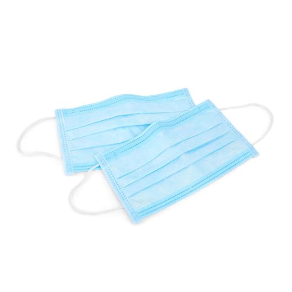 Colored Disposable Safety Mask , 3 Ply Disposable Face Mask High Density Filter Layer
