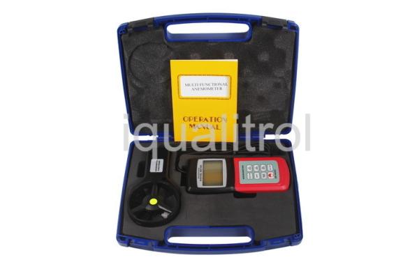 Air Velocity Anemometer AM-4836V to Test Wind Speed and Air Temperature Support Peak Hold