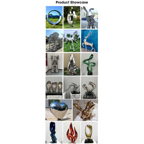 Customizable Design Durable Stainless Steel Sculpture for Indoor & Outdoor Use