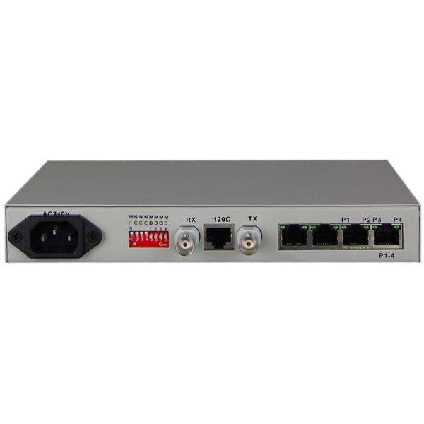 4PCM MUX POTS over E1 calbe ,pcm multiplexer G.703 telephone extender