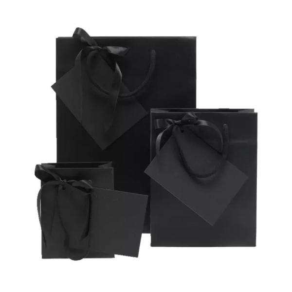 Flexo печатая плоские продуктовые сумки бумаги Брауна ручки 12x7x17cm