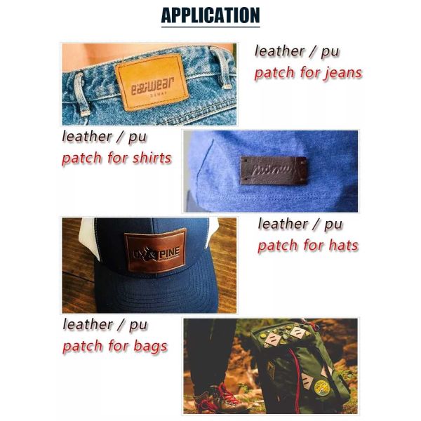 Black Sliver Clothes PU Leather Label Custom Jeans Metal Logos Sewing Label Patches for Handbag Garment Metal Labels Free Sample