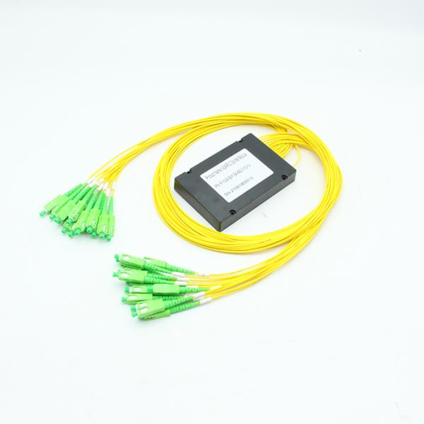 1x24 Fiber Optic Splitter ABS Cassette Module Type With Fanout 2.0mm SC APC