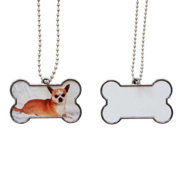 Personalized Double Sided Metal Sublimation Dog Tags For Sublimation Photos Printing
