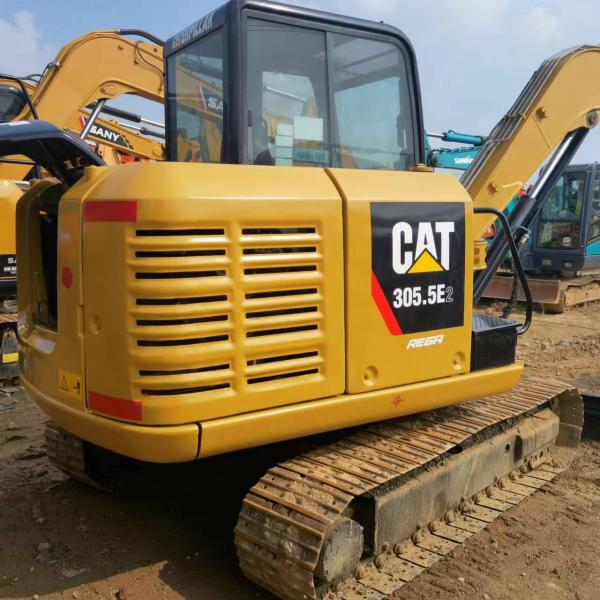 305.5E2 CAT Excavator 5ton Secondhand Caterpillar Mini Digger Small Excavator 4000