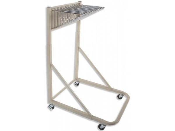 O armazenamento móvel resistente do modelo vertical de aço de Caron submete 12 braçadeiras