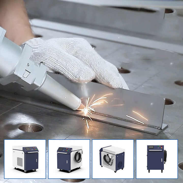 1500W 2000W 3000W портативный 4 в 1 многофункциональная лазерная очистка металла использовать лазерную режущую сварочную машину