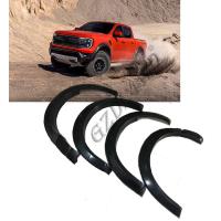 Alargamentos do para-choque do recolhimento de Kit Matte Textured Black do corpo de carro para Ford Ranger 2022