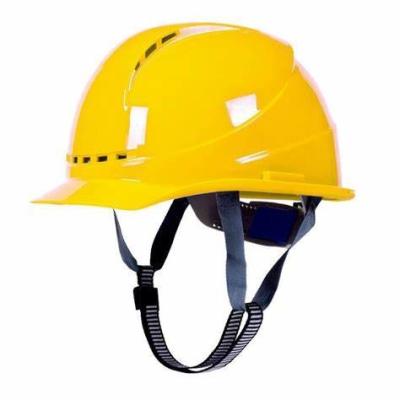 Capacete amarelo do trabalhador da construção da cor facilmente ajustável para caber as cabeças