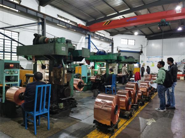 Copper Brass Strip Hot Cold Rolling Mills Thickness From 20mm To 0.1mm