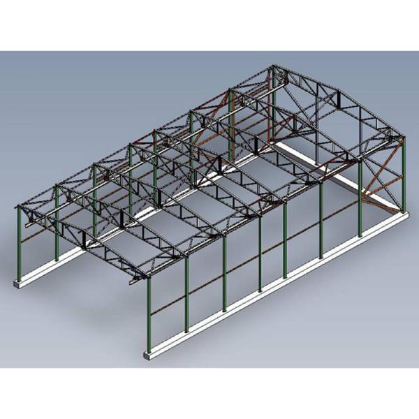 Modular Prefabricated Steel Structure Buildings , Industrial Wide Span Metal Buildings