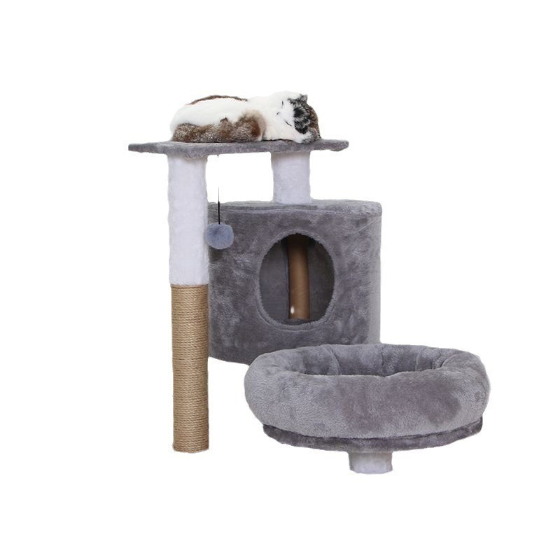 Custom Size Cat Scratching Post Sisal Material and Hanging Ball for Your Cat's Comfort
