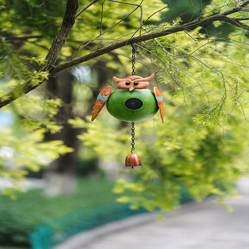 Dos ornamento animais DIY do jardim do metal carrilhão de vento feito a mão de suspensão exterior dos insetos
