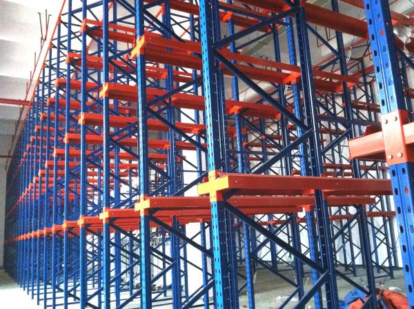 Steel Radio Shuttle Racking System High Density Racks Maximize Storage Utilization