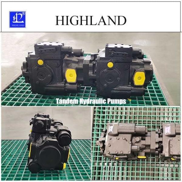 Hydraulic System Components Harvester Tandem Pumps with Cast Iron Construction