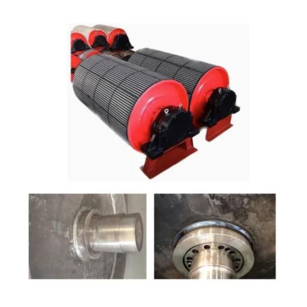 Ceramic Rubber Lagging Drum Pulley for Mining with Superior Traction and Durability