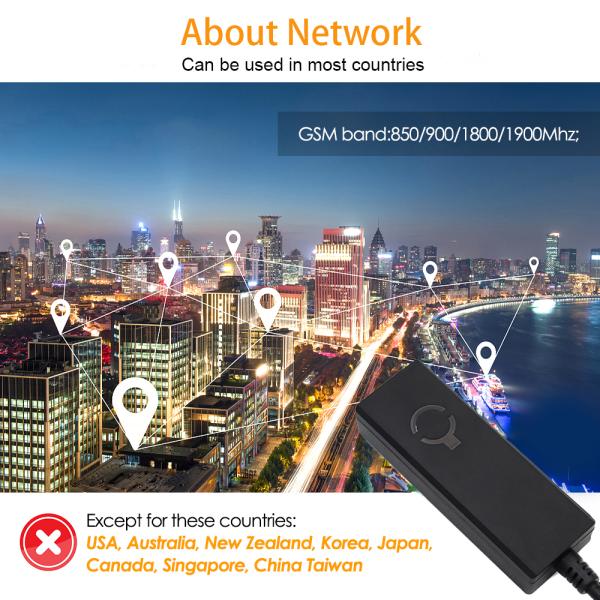 Мини отслежыватель GSM GPS с реле для E-велосипеда мотоцикла автомобиля