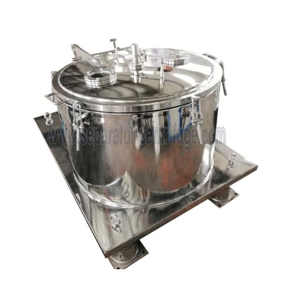 Pharmaceutical Basket Centrifuge CBD / Hemp Oil Product Extraction With Filter