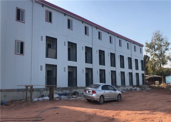Construção de dormitório alta da casa da casa pré-fabricada T da elevação para o trabalhador/escola