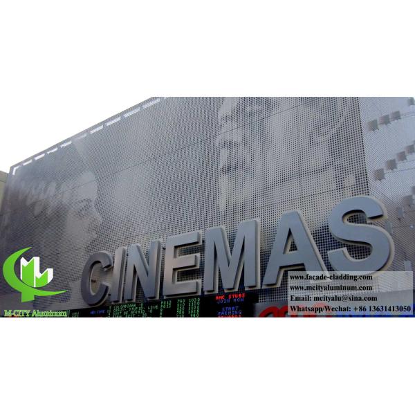 Perforated Aluminum Facade Cladding with High Weather Resistance and Long Lifespan for Durable Building Exteriors