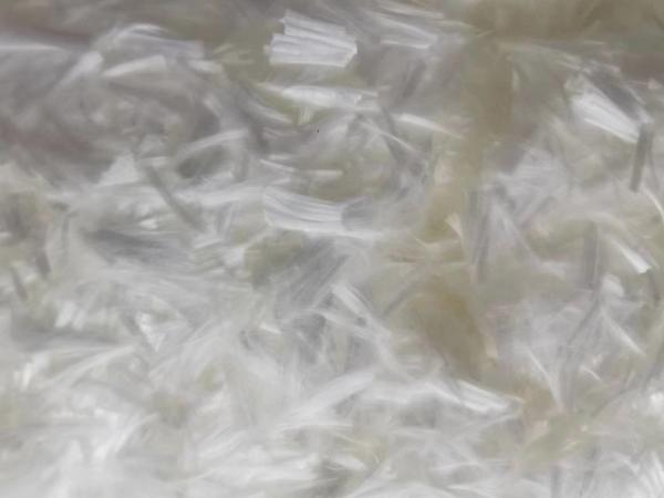 Customized White High Silica Chopped Strand Glass Fiber Reinforcing Material
