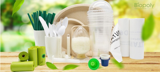 Eco Friendly Biodegradable Cutlery Set 100 Percent Compostable Individually Packaged