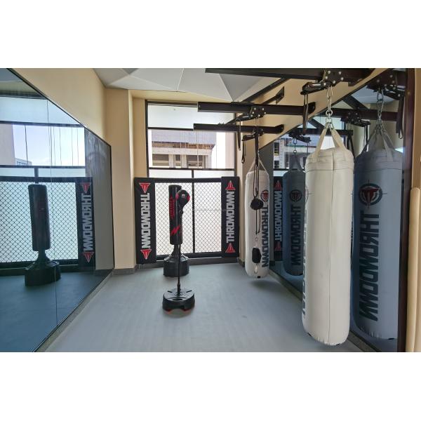 Home Gym 4FT Tall Heavy Bag Rack Wall Mounted Boxing Sandbag Holder