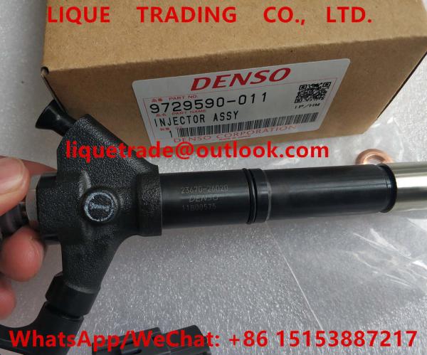 DENSO piezo injector 9729590-011, 295900-0110, 23670-26020, 2959000110, 2367026020 for TOYOTA